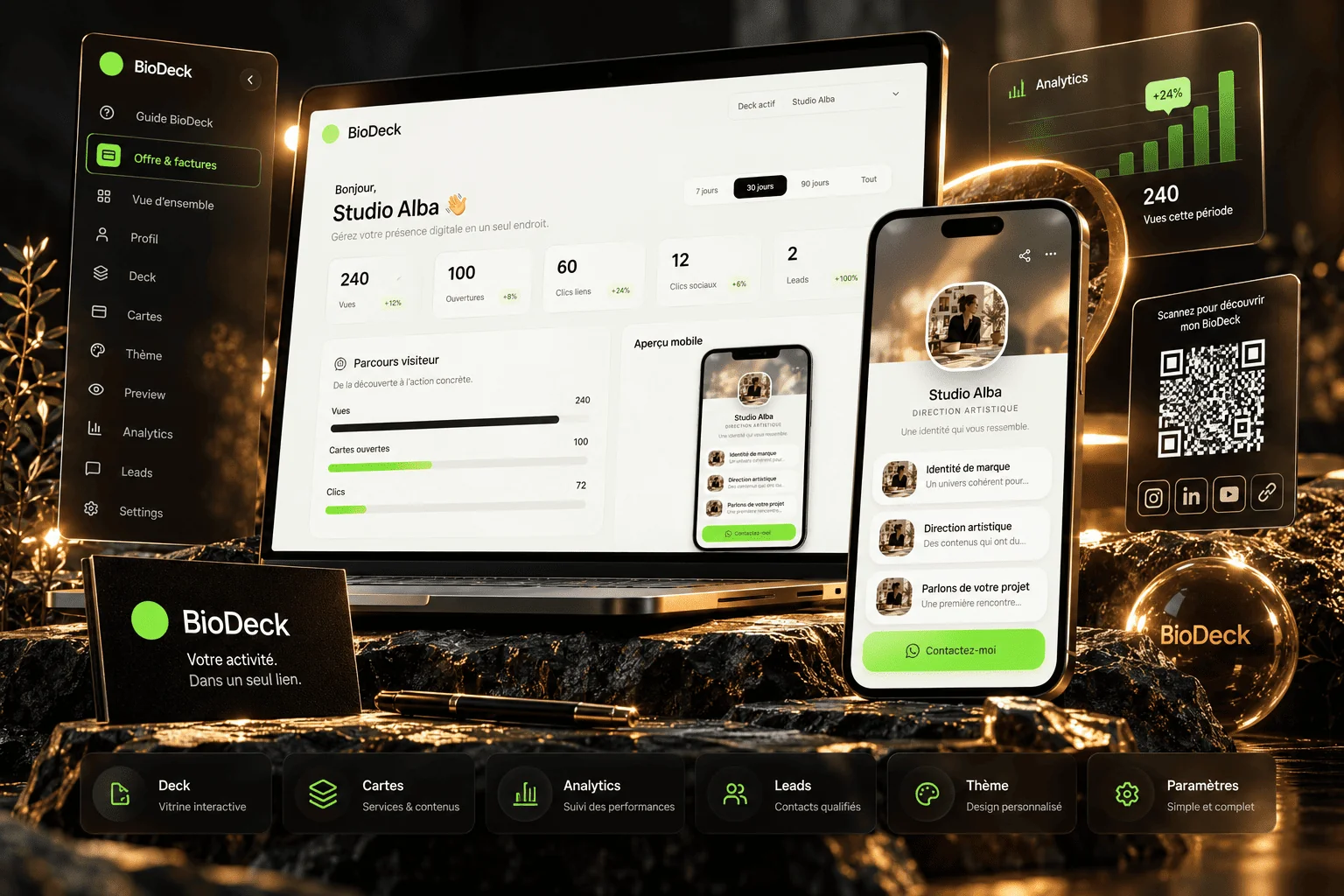 BioDeck.click